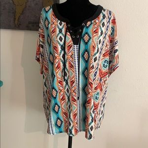 Multi color tunic